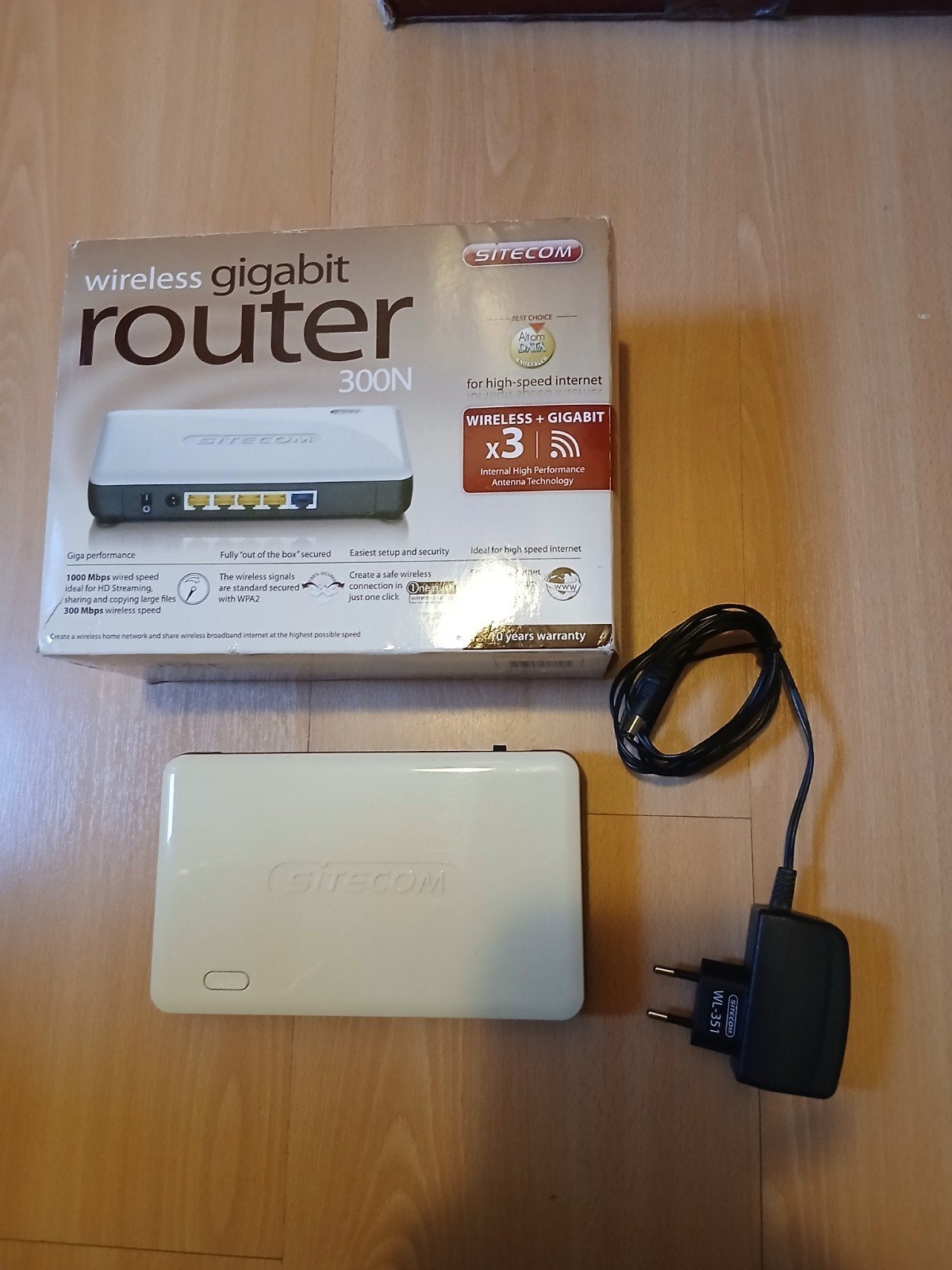 Sitecom WL351 Wireless Gigabit Router 300N, Ophalen