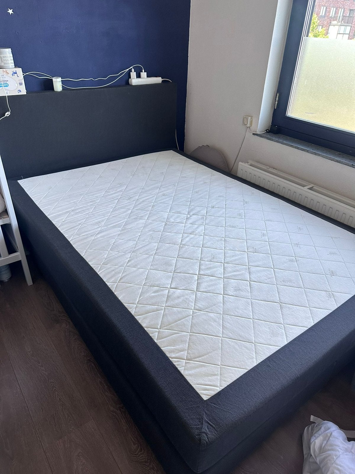 Boxspring, Huis en Inrichting, Ophalen, Zo goed als nieuw, Tweepersoons