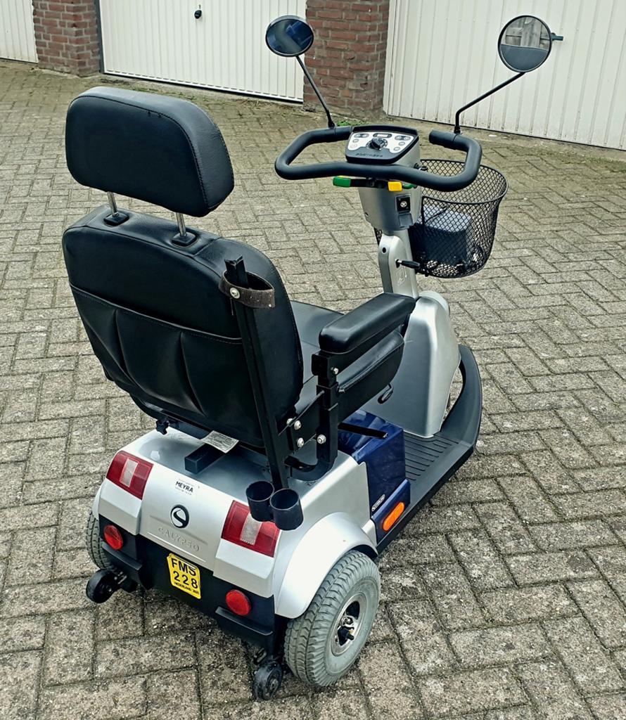 Nette scootmobiel merk Calypso, Calypso, Ophalen of Verzenden, Zo goed als nieuw, Calypso