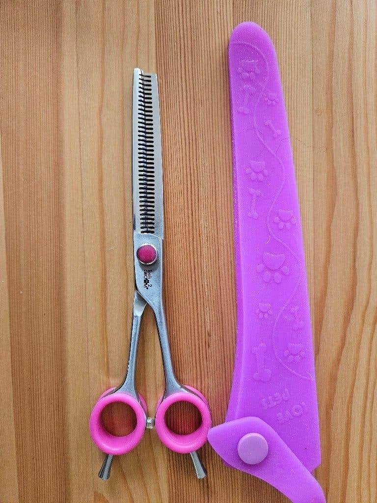 Dubbelzijdige effileerschaar 7'' van Tools2Groom, Dieren en Toebehoren, Ophalen of Verzenden, Zo goed als nieuw