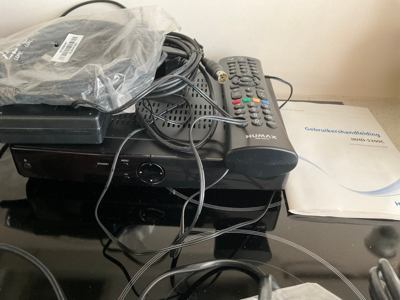 Humax IRHD-5300C recorder met alle toebehoren, Ophalen of Verzenden, Zo goed als nieuw, 120 watt of meer, Overige merken