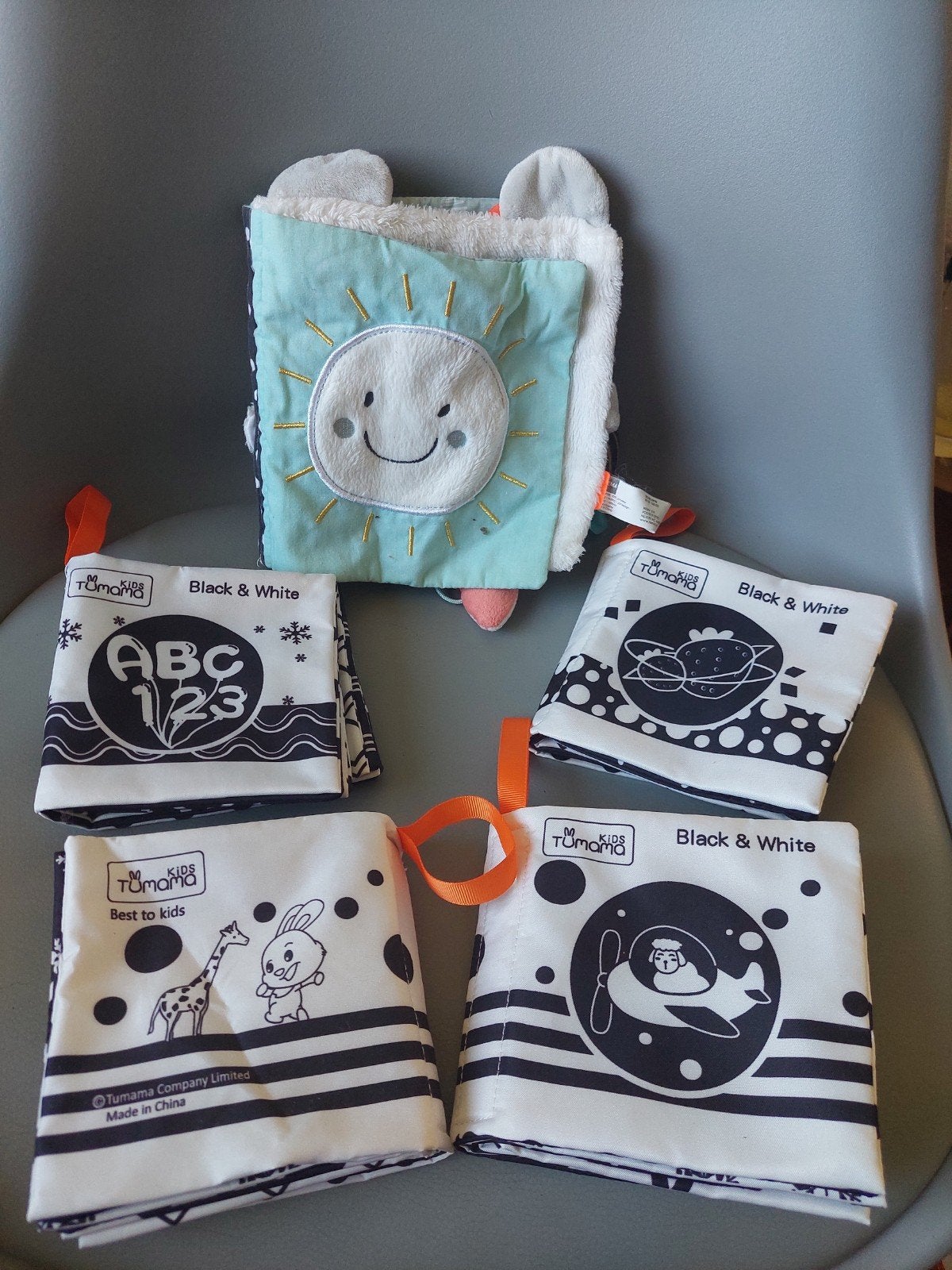 Baby speelgoed set: knisperboekjes en zacht boekje, Ophalen of Verzenden, Nieuw, Overige typen