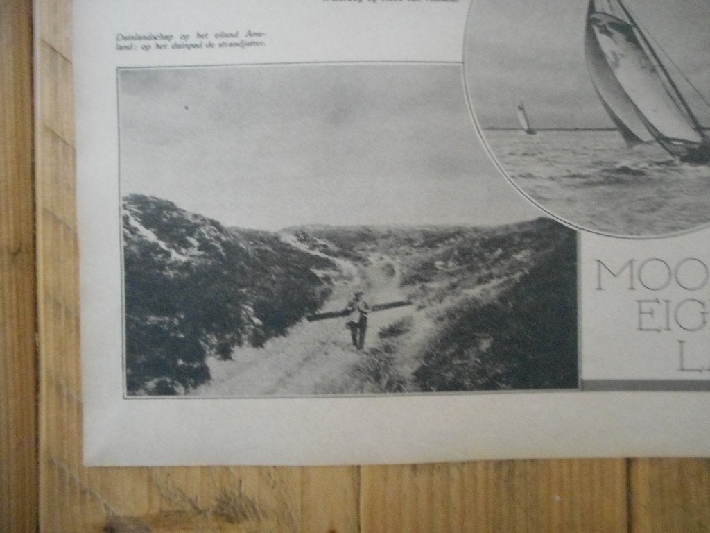 Ameland. Strandjutter. 1930., Ophalen of Verzenden, 1920 tot 1940, Nederland, Knipsel(s)
