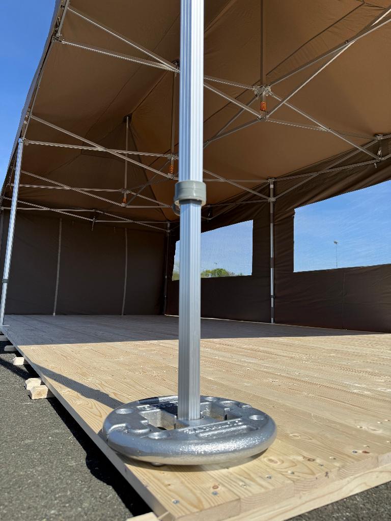 Partytent huren Limburg 3 x 4,5 M - Gratis levering & Opbouw, Verzenden, Zo goed als nieuw, Overige