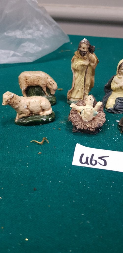 465, ] kerststal beelden vintage, Diversen, Kerst, Ophalen of Verzenden, 'T Olde Gre-j, Info@toldegrej.nl, Endepoelstraat 20f Didam