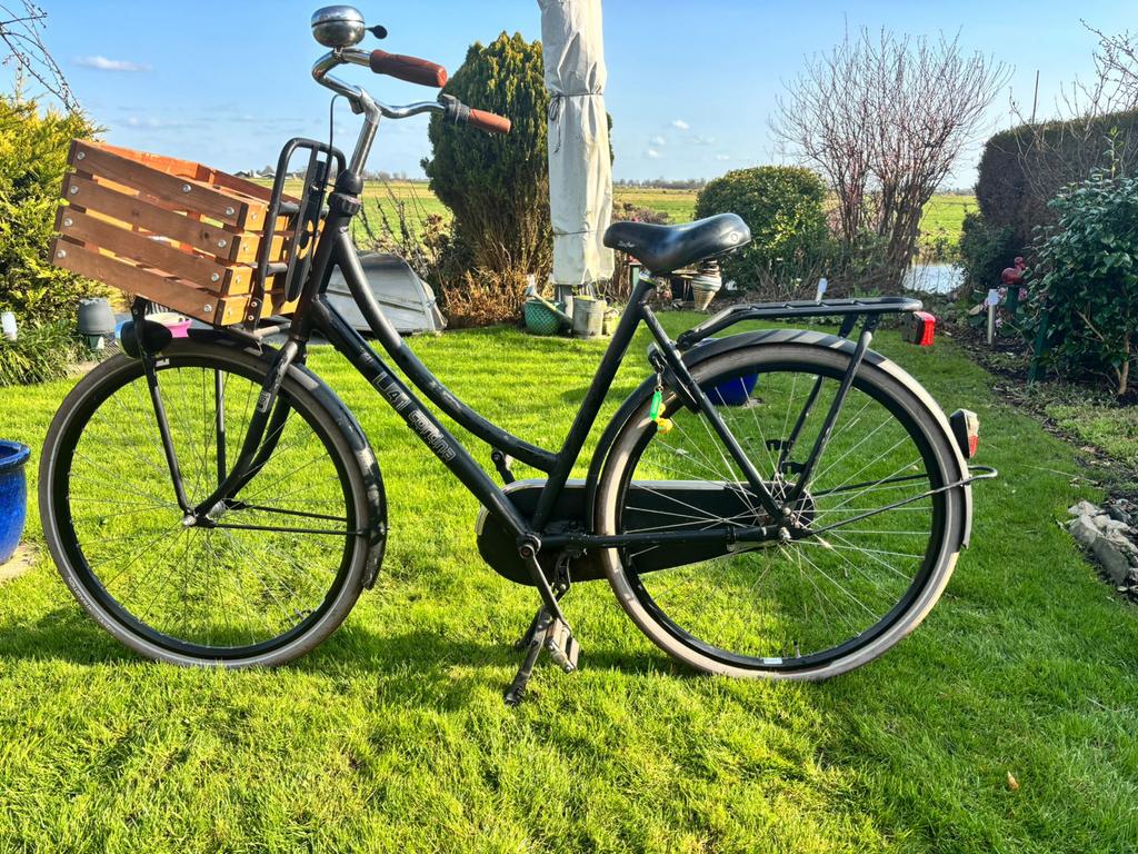 Cortina U4 Transporter - Zwart zonder krat, Fietsen en Brommers, Fietsen | Dames | Damesfietsen, Versnellingen, Ophalen, Overige merken