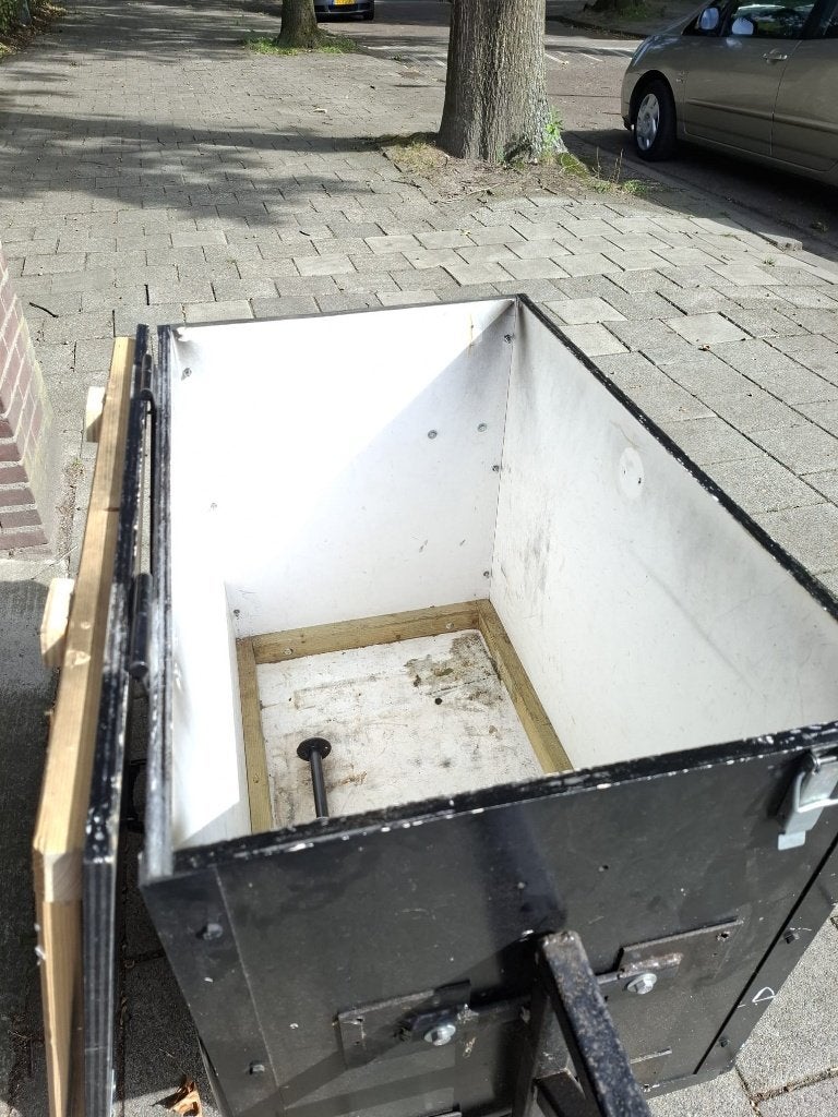 viskar aanhanger fiets, Ophalen, Gebruikt