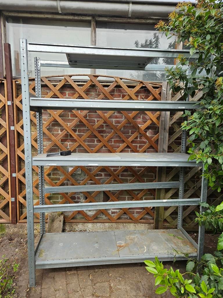 Stalen (opberg/voorraad) rek. Stelling, Doe-het-zelf en Verbouw, Metalen, Ophalen