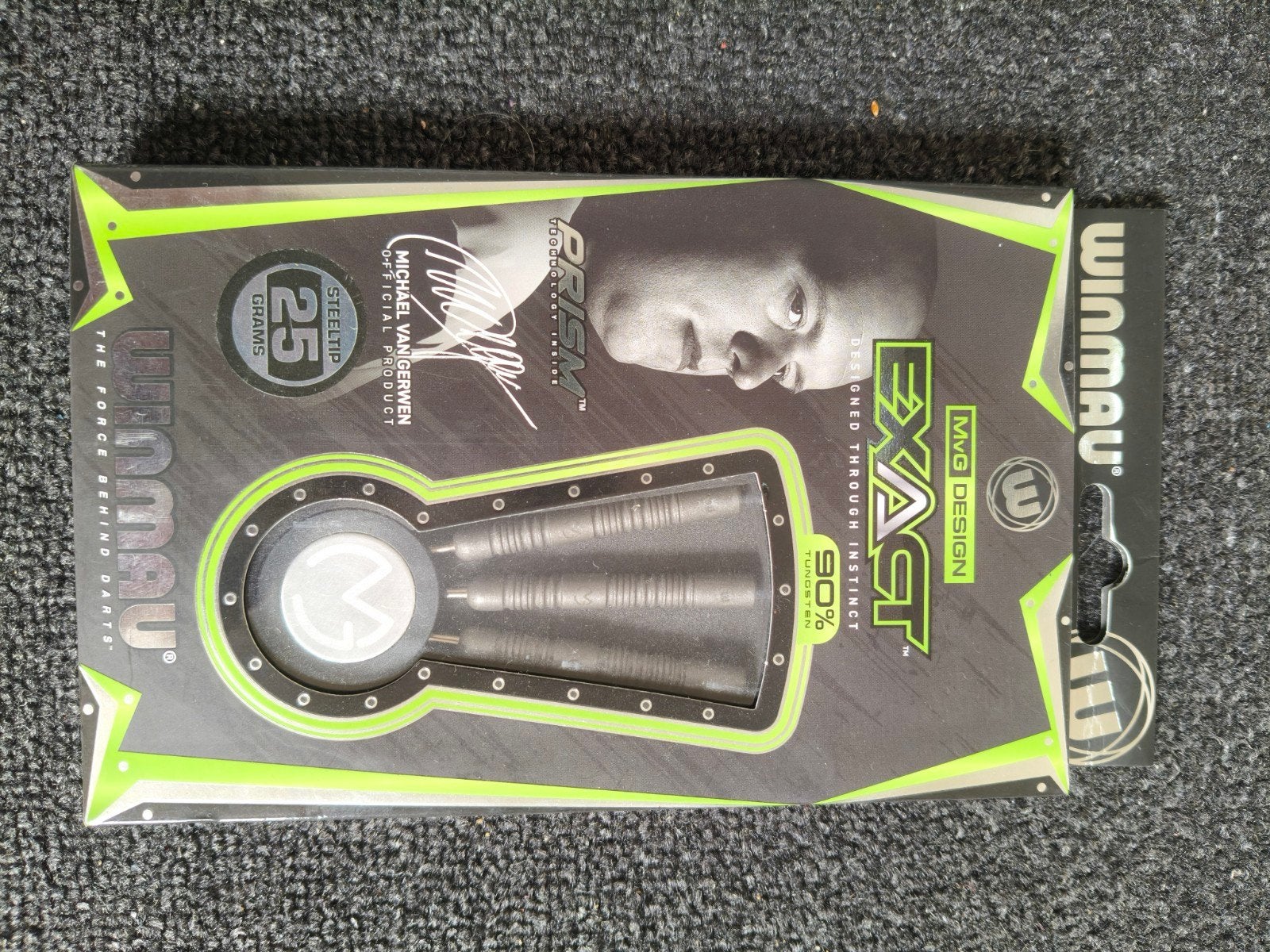 Winmau Michael van Gerwen Exact 90% Dartpijlen 25g, Sport en Fitness, Darts, Ophalen of Verzenden, Nieuw, Pijlen