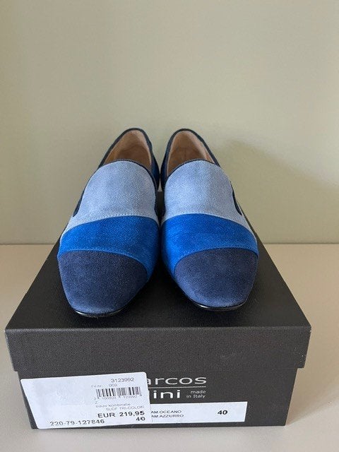 Dames schoenen van Marcos Nalini maat 40, Ophalen of Verzenden, Zo goed als nieuw, Blauw, Instappers