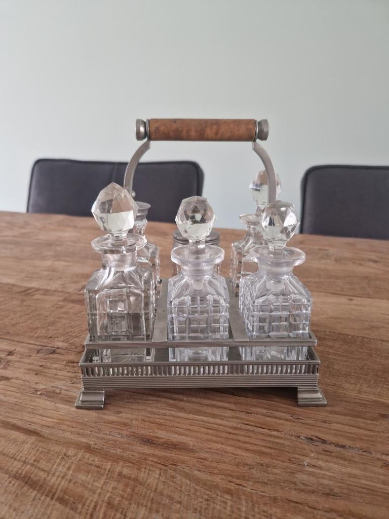 Oud olie en azijnstel, Ophalen of Verzenden