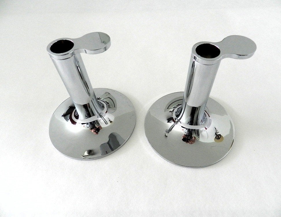 Alessi 'NOTTE' Kandelaars. Set van 2. Zeldzaam., Ophalen of Verzenden, Kandelaar, Metaal