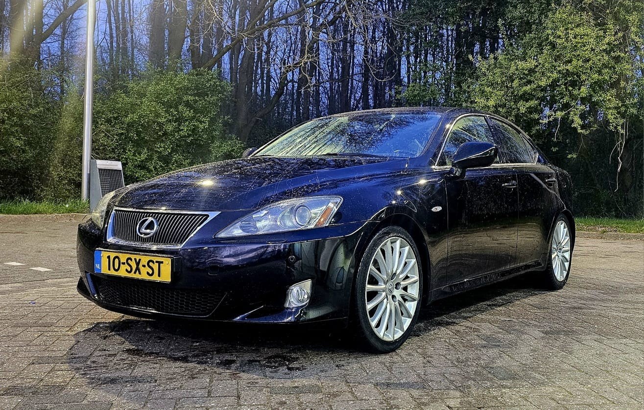 Lexus IS 250 2.5 AUT 2006 Zwart, Auto's, Achterwielaandrijving, 1535 kg, Zwart, 6 cilinders