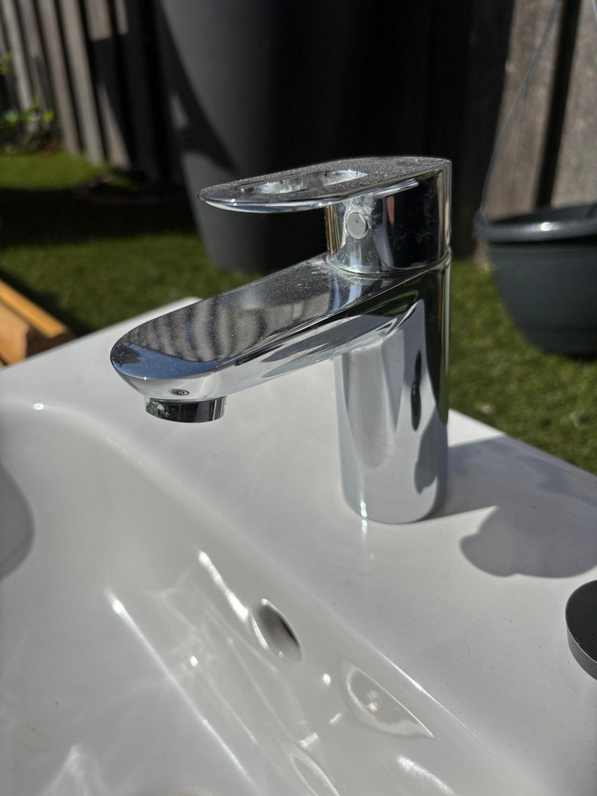 Villeroy & Boch wastafel met Grohe kraan, Huis en Inrichting, Ophalen, Zo goed als nieuw