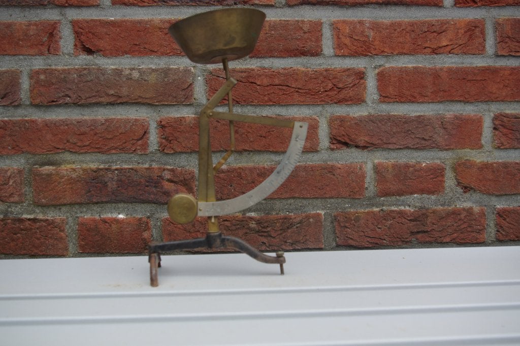 Klassieke pendelbrievenweger (messing en metaal), Ophalen of Verzenden