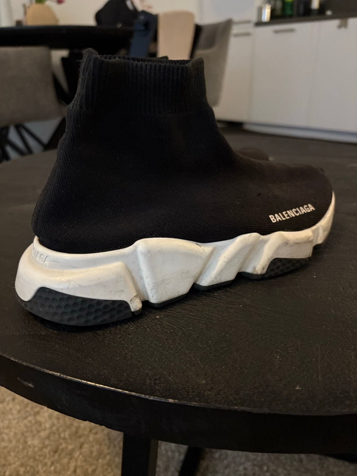 Balenciaga Speed Trainer sneakers maat 38, Ophalen of Verzenden, Gedragen, Zwart, Sneakers of Gympen