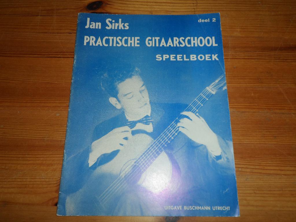 Jan sirks - practische gitaarschool speelboek deel 2, Ophalen of Verzenden, Artiest of Componist, Populair, Gitaar