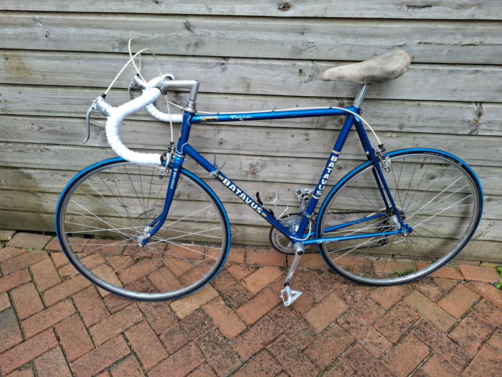 Vintage retro Batavus  course  stalen racefiets, Fietsen en Brommers, Ophalen, Gebruikt, Batavus, 57 tot 61 cm
