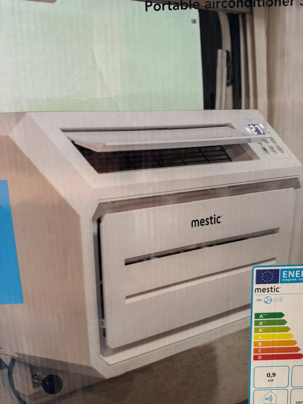 Mestic mobiele airco unit. SPA 3000, Ophalen, Timer, Minder dan 60 m³, 3 snelheden of meer