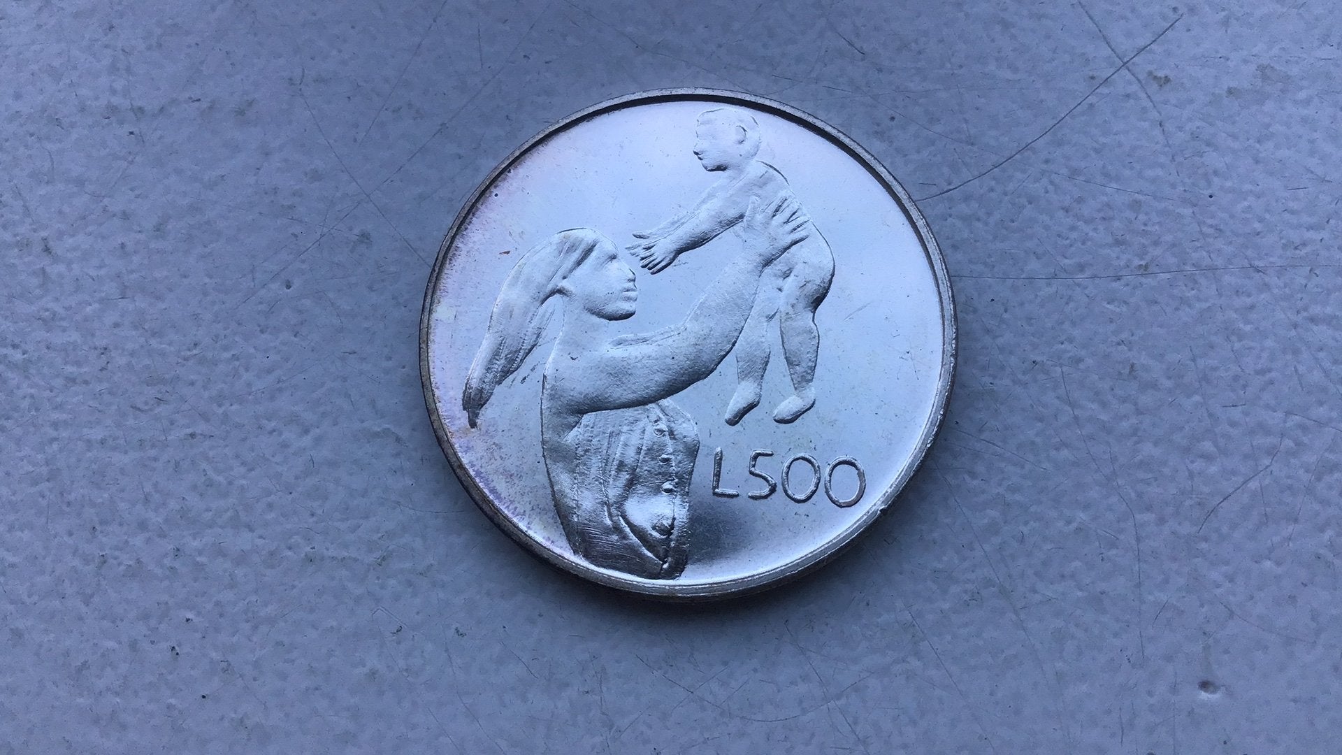 San Marino zilveren 500 lire 1972., Ophalen of Verzenden