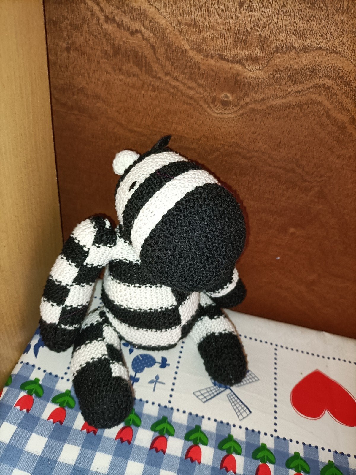 Zebra knuffel HEMA 24 cm groot, Ophalen of Verzenden, Zo goed als nieuw, Overige typen