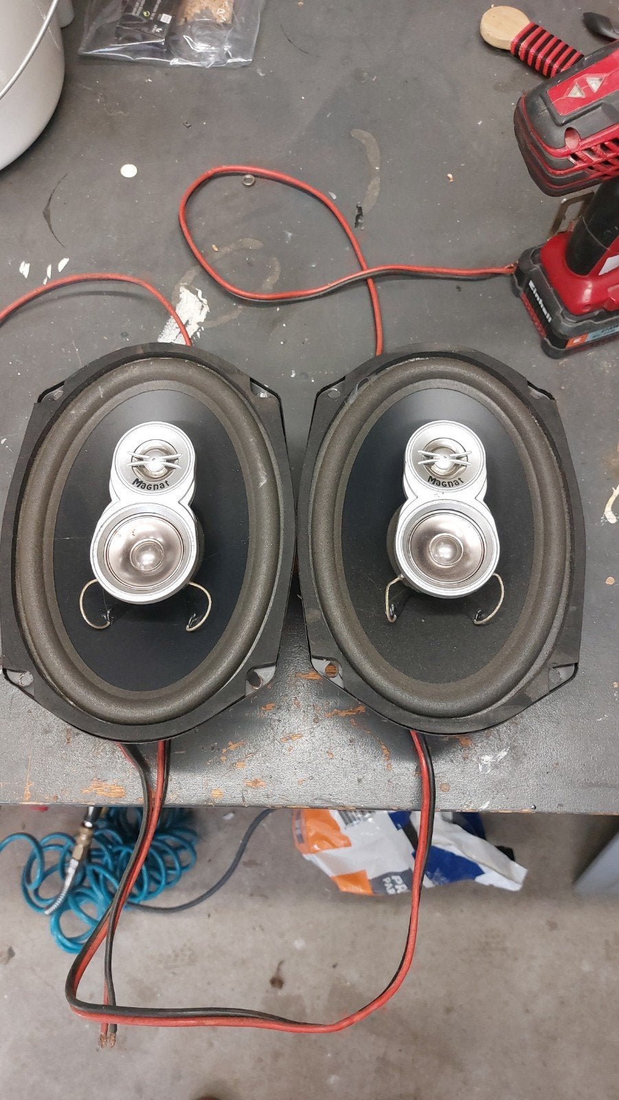 Magnat Edition 693 Ovaal Auto Speakers, Ophalen, Gebruikt