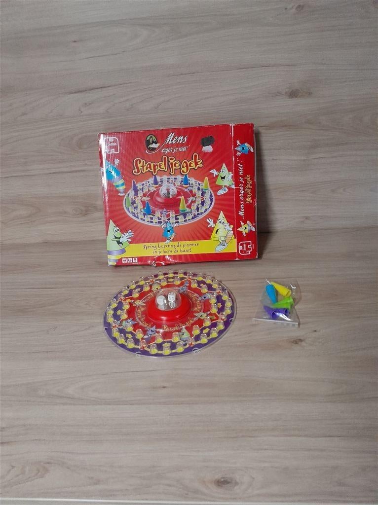 Mens erger je niet stapel je gek - s1667, Hobby en Vrije tijd, Gezelschapsspellen | Bordspellen, Verzenden, Zo goed als nieuw