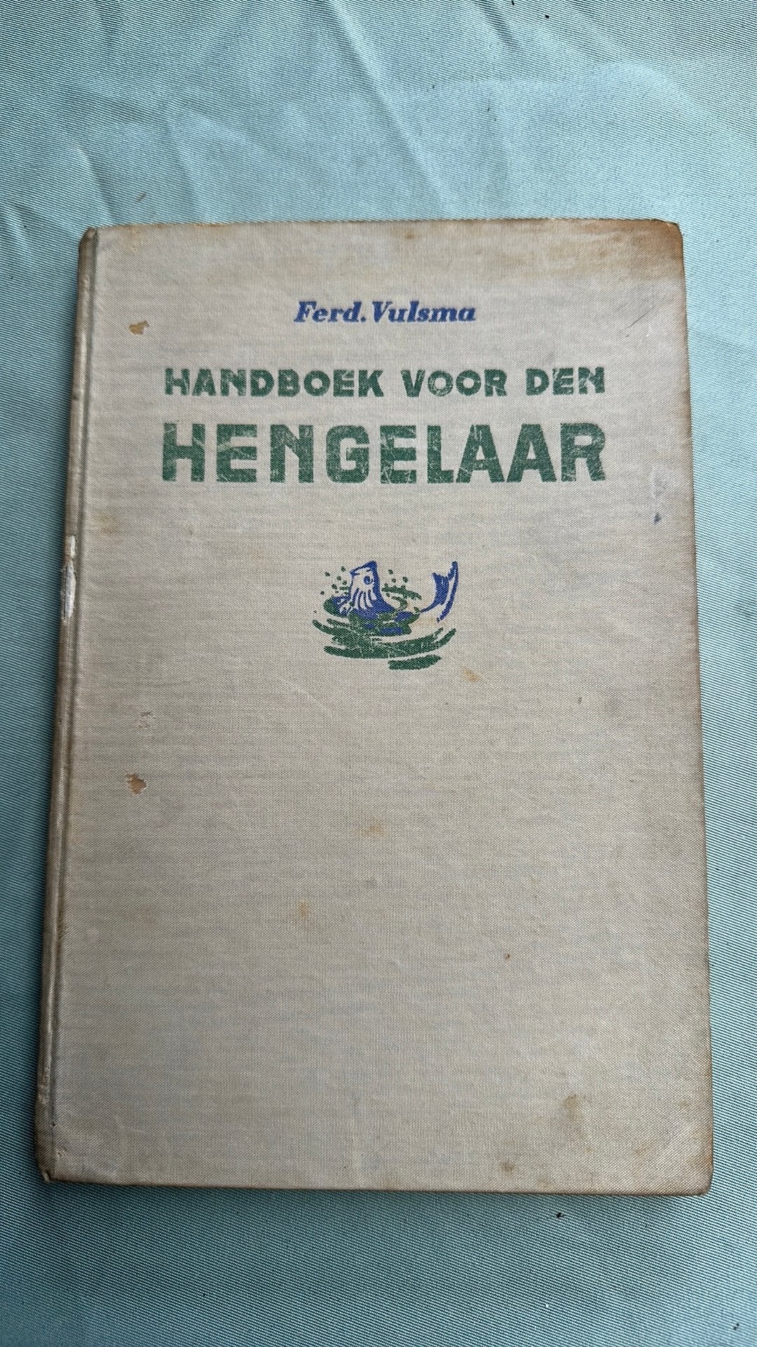 Handboek voor den Hengelaar (1946)- Ferd. Vulsma (1946), Ophalen of Verzenden, Gelezen, Overige onderwerpen