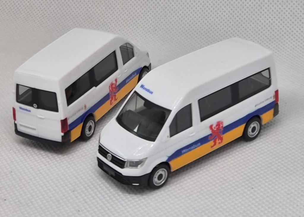 VW Crafter Wensbus Limburg Eigenbouw, Ophalen of Verzenden, Zo goed als nieuw, Auto, Herpa