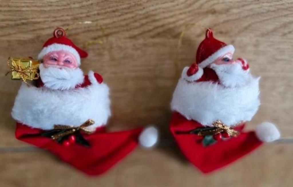 Twee vintage Kersthangers, Ophalen of Verzenden
