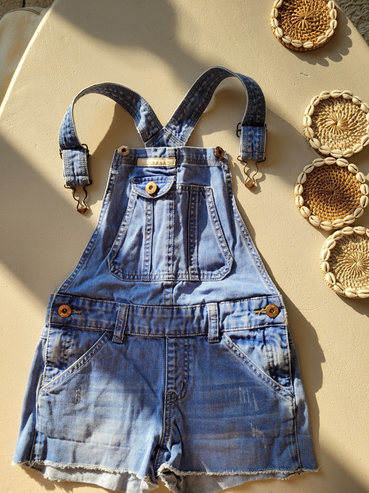 Retour Jeans spijkeroverall tuinpak 140 gaaf, Broek, Meisje, Ophalen of Verzenden, Zo goed als nieuw