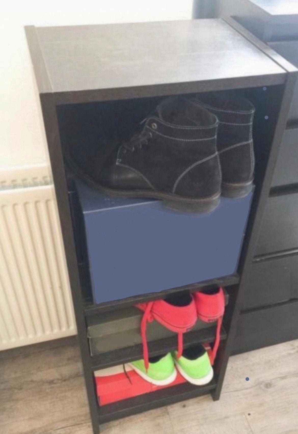 Open opbergkast/schoenenrek, Huis en Inrichting, Kasten | Schoenenkasten, Ophalen, Gebruikt
