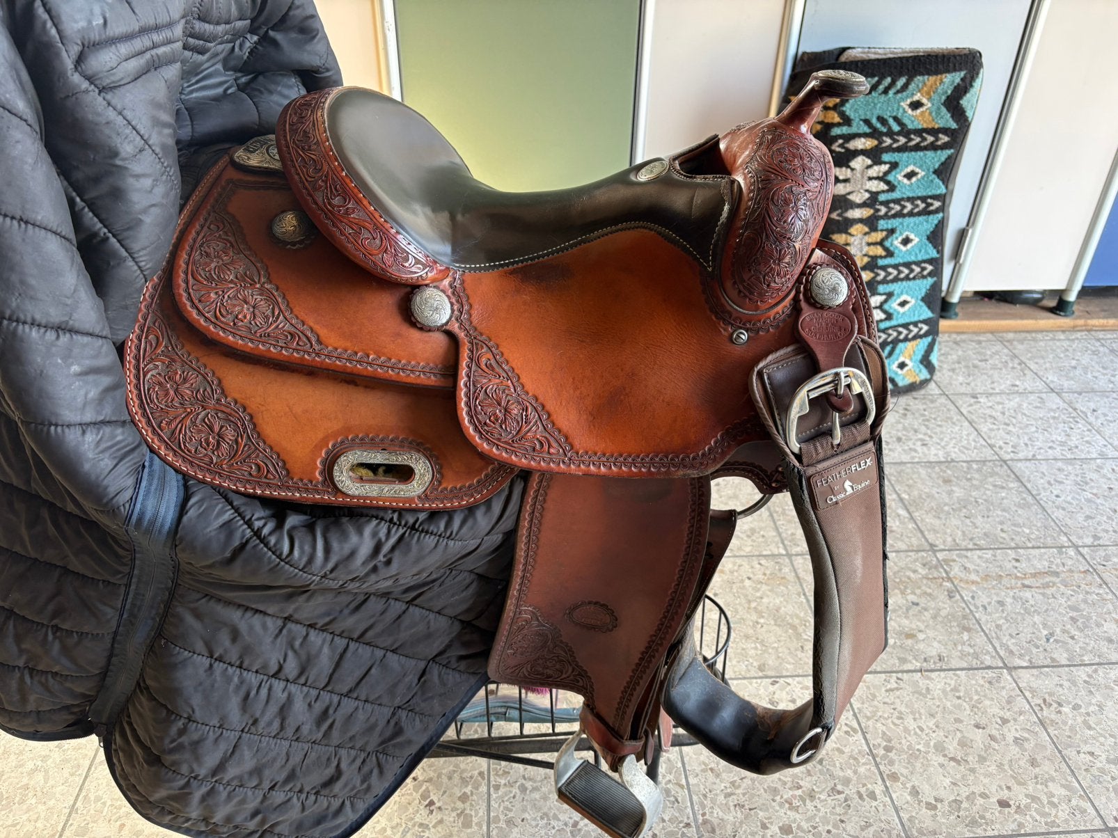 Billy cook westernzadel, Ophalen, Western
