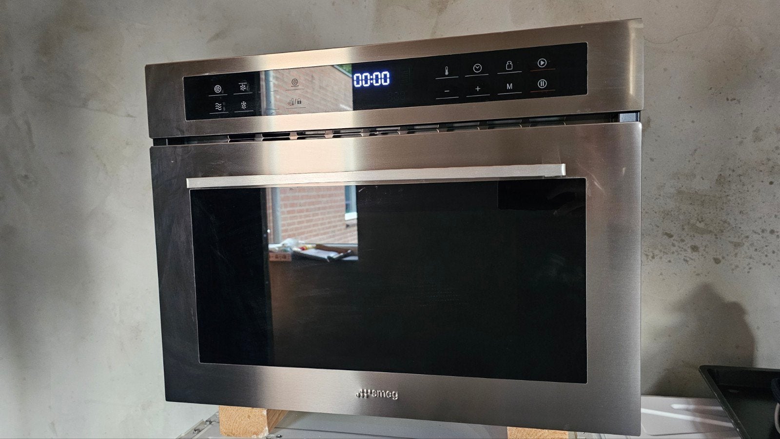Smeg SF4400MCX1 combi-oven - RVS, Ophalen, 45 tot 50 cm, Smeg, Hete lucht