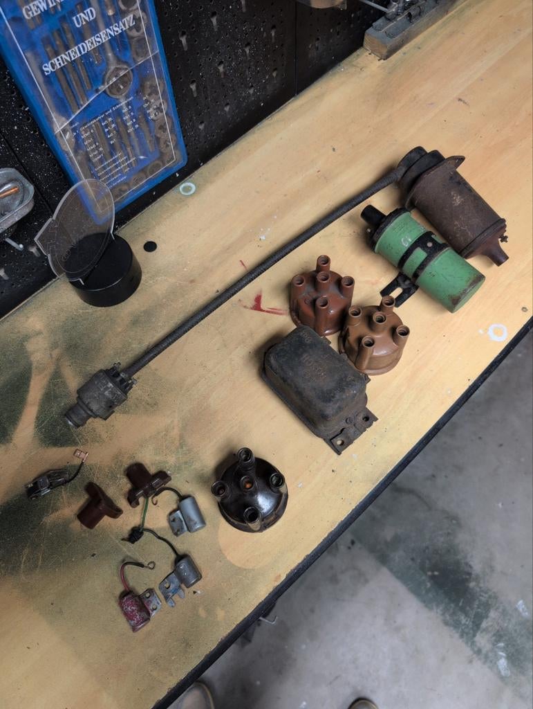 Volvo PV 444 6V Ontsteking Onderdelen - Divers, Auto-onderdelen, Elektronica en Kabels, Oldtimer onderdelen, Volvo, Gebruikt, Ophalen of Verzenden