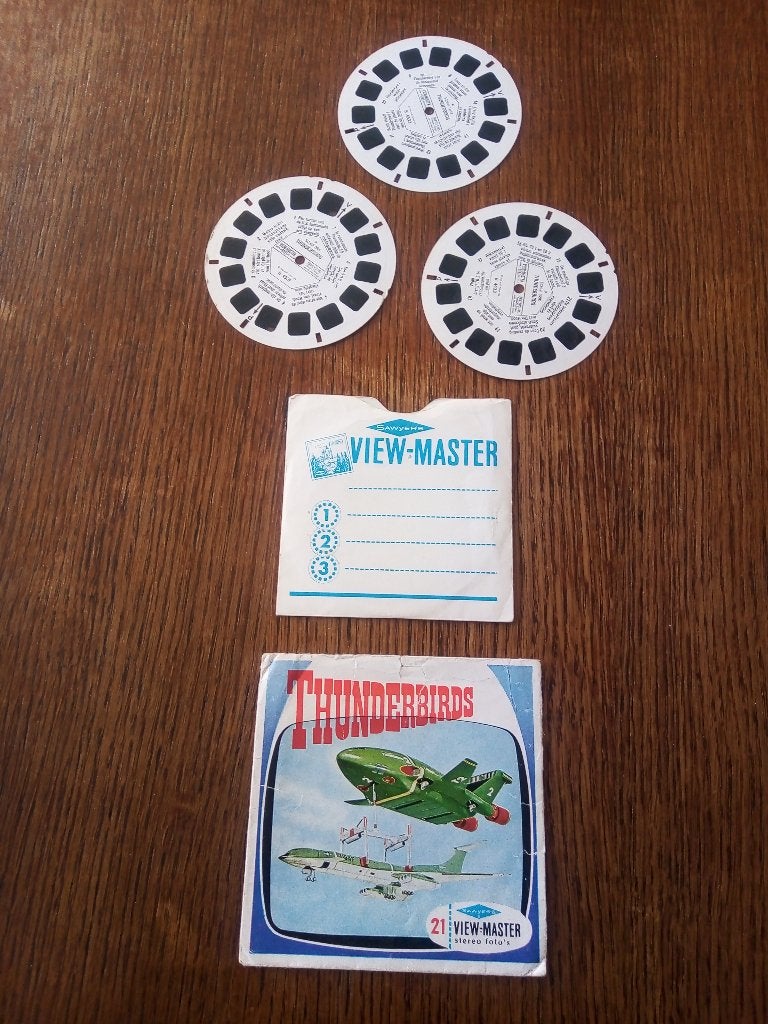 Vintage Thunderbirds View-Master Set (1966) GAF-B4-53, Ophalen of Verzenden, Overige typen