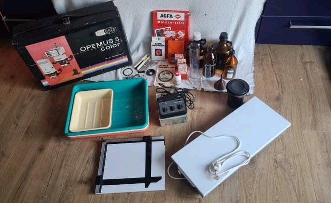 Complete Doka Set met Opemus 5 Color, timer & Accessoires, Audio, Tv en Foto, Fotografie | Doka Toebehoren, Ophalen, Gebruikt