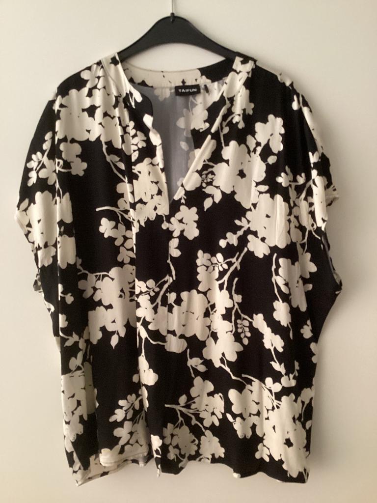Blouse, Taifun, maat 48, nieuw, Zwart, Maat 46/48 (XL) of groter, Nieuw, Ophalen of Verzenden
