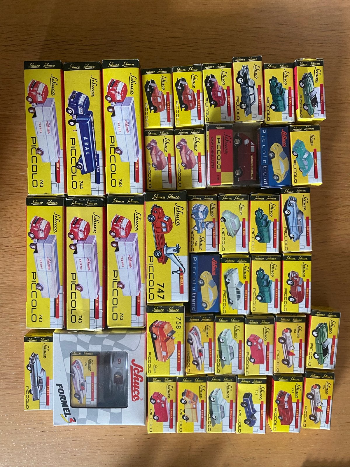 Schuco Piccolo Auto's Schaal 1:87 - 42 stuks in doosje, Ophalen of Verzenden, Zo goed als nieuw, Auto, Schuco