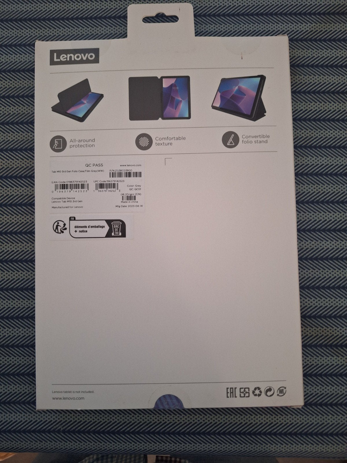 Lenovo Folio Case voor Tab M10 3rd Gen - Nieuw, Computers en Software, Tab M10 3rd Gen, Nieuw, Bescherming voor- en achterkant
