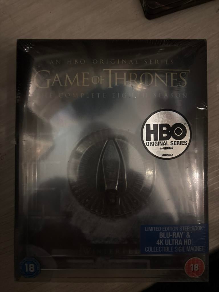 Game of Thrones: Seizoen 8 Limited Edition Steelbook 4K UHD, Cd's en Dvd's, Blu-ray, Ophalen of Verzenden, Nieuw in verpakking