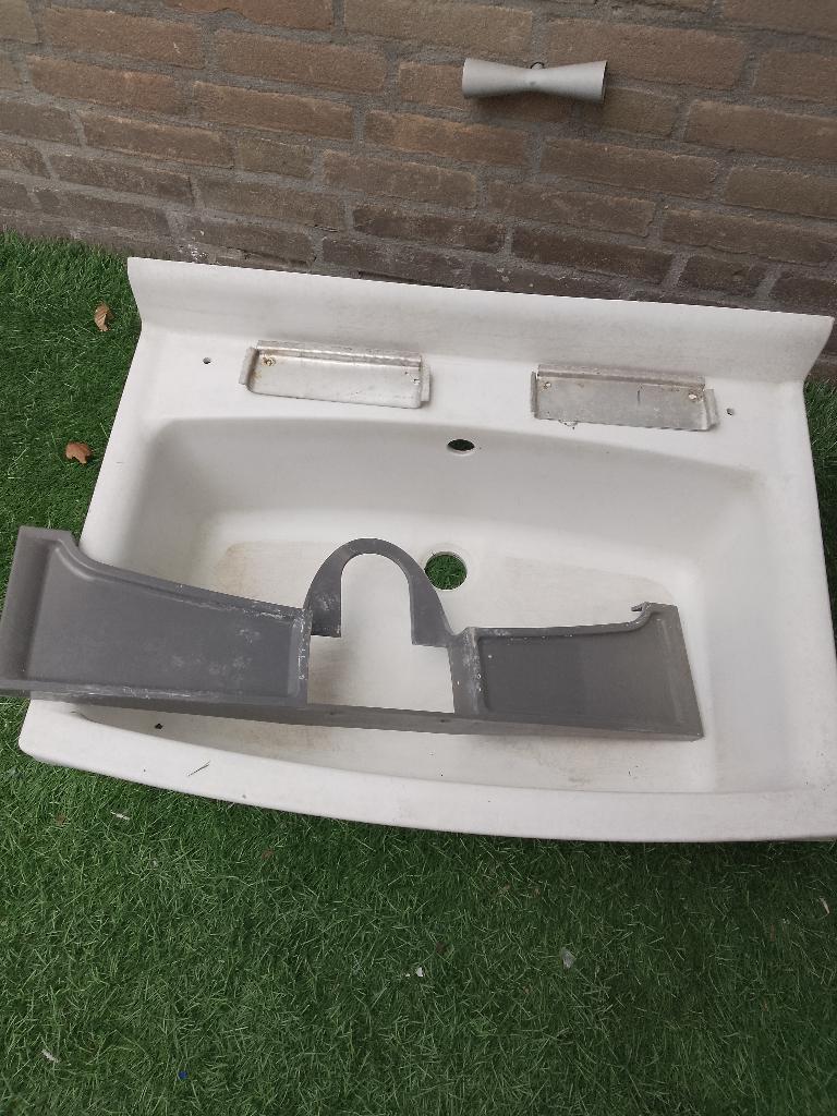 uitstortgootsteen, Doe-het-zelf en Verbouw, Ophalen, Gebruikt, Pvc, Minder dan 20 mm