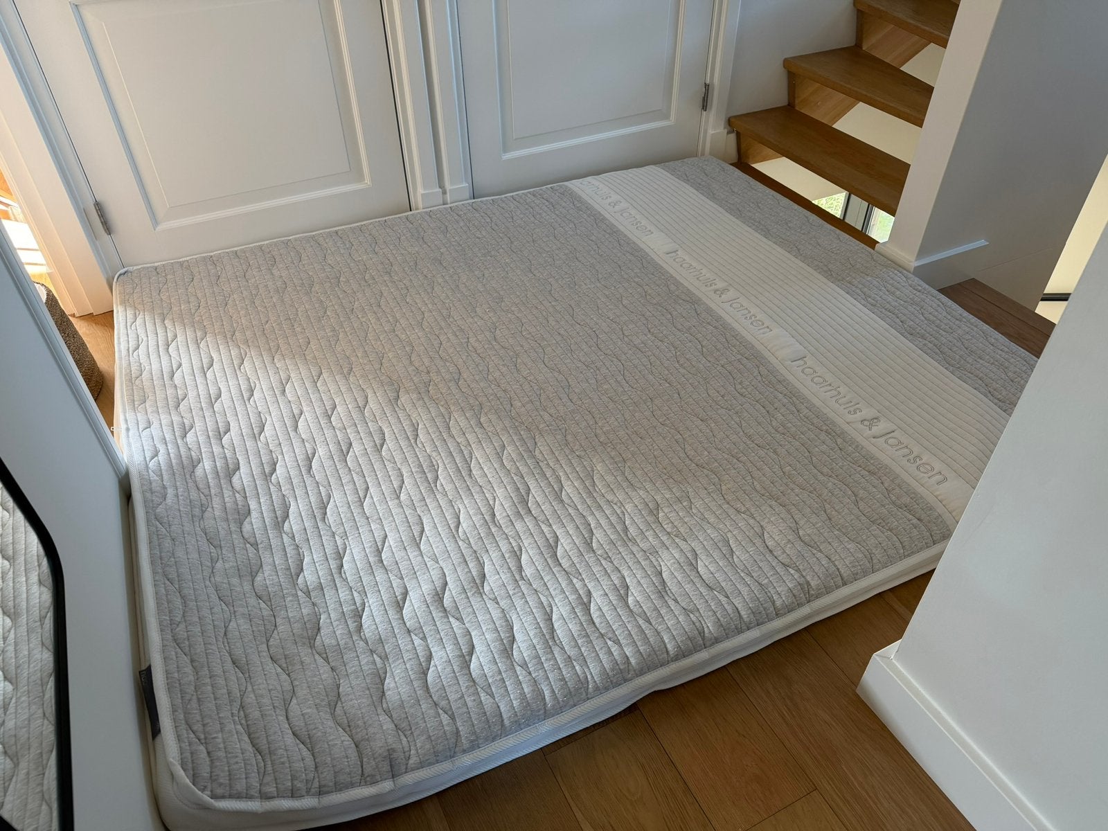 Haarhuis & Jansen Topper Natuurlatex 210x180 cm, Ophalen, Tweepersoons, Zo goed als nieuw, 180 cm