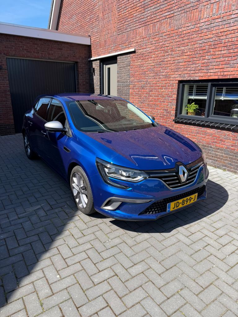 Renault Mégane 1.2 16V 131PK 2016 Blauw, Auto's, Voorwielaandrijving, Stof, 4 cilinders, Blauw