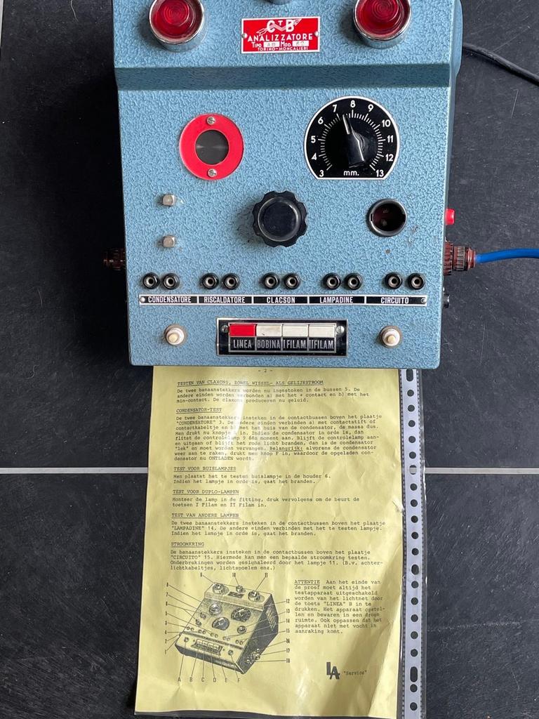CTB Analizzatore (Tipo AB / Mod. 62) - Vintage Testkast, Ophalen, Gebruikt