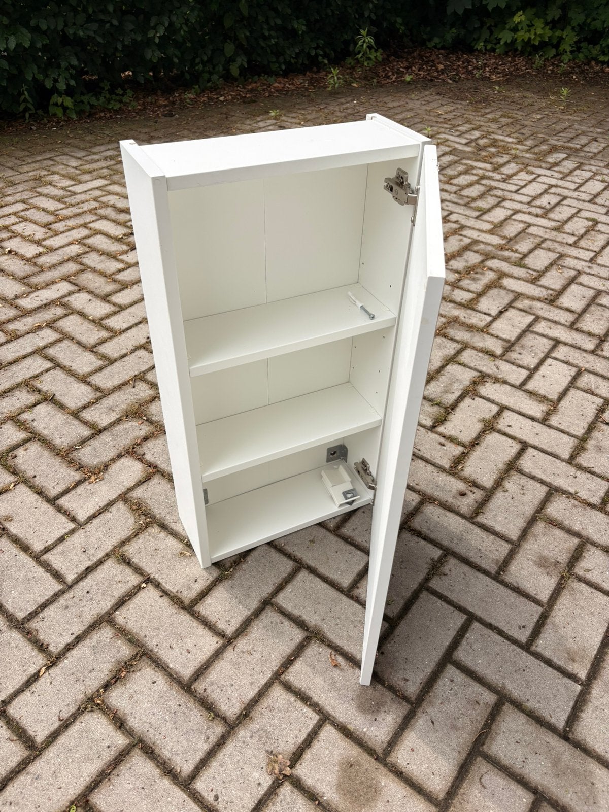 Ikea Ehnet Wit Opbergkastje, Ophalen, Gebruikt, Hout, Fietsenberging