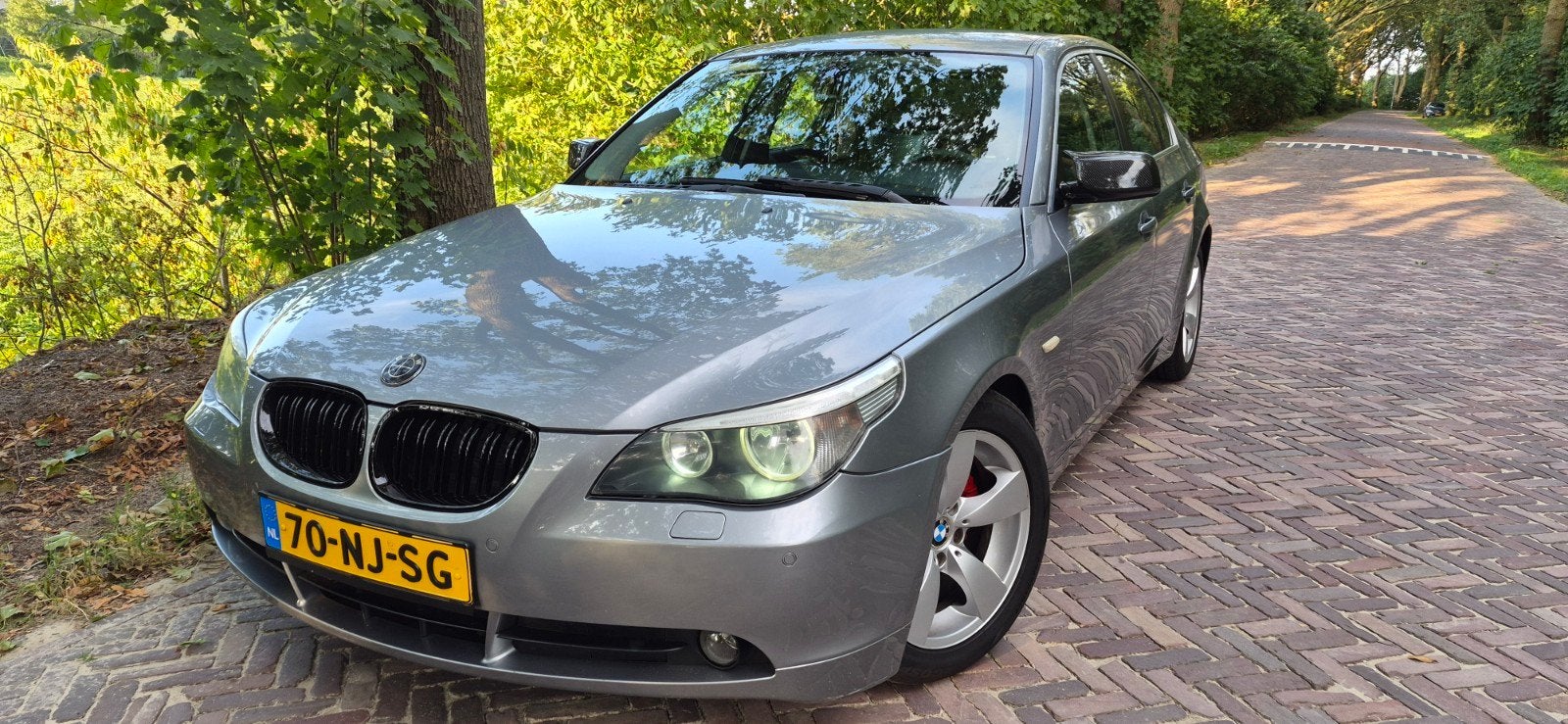BMW 5-Serie 520  N.A.P km! motor m54 Apk 03-02-2027, 2171 cc, Achterwielaandrijving, Handgeschakeld, Grijs
