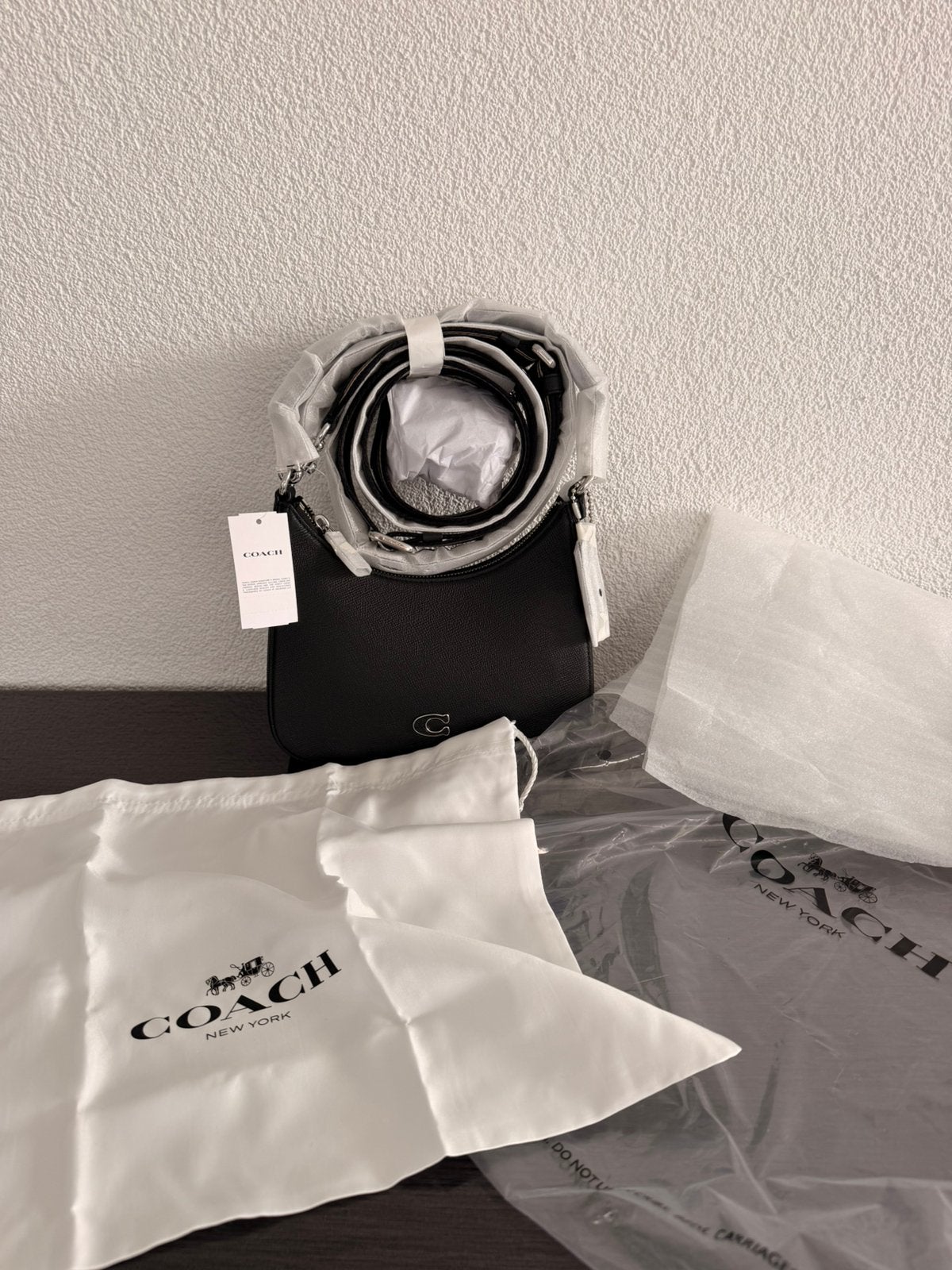 Coach tas, Ophalen of Verzenden, Nieuw, Zwart, Schoudertasje