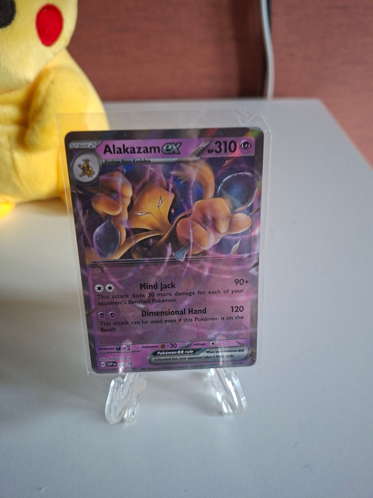 Alakazam ex & Volcanion V Card, Verzenden, Nieuw, Meerdere kaarten
