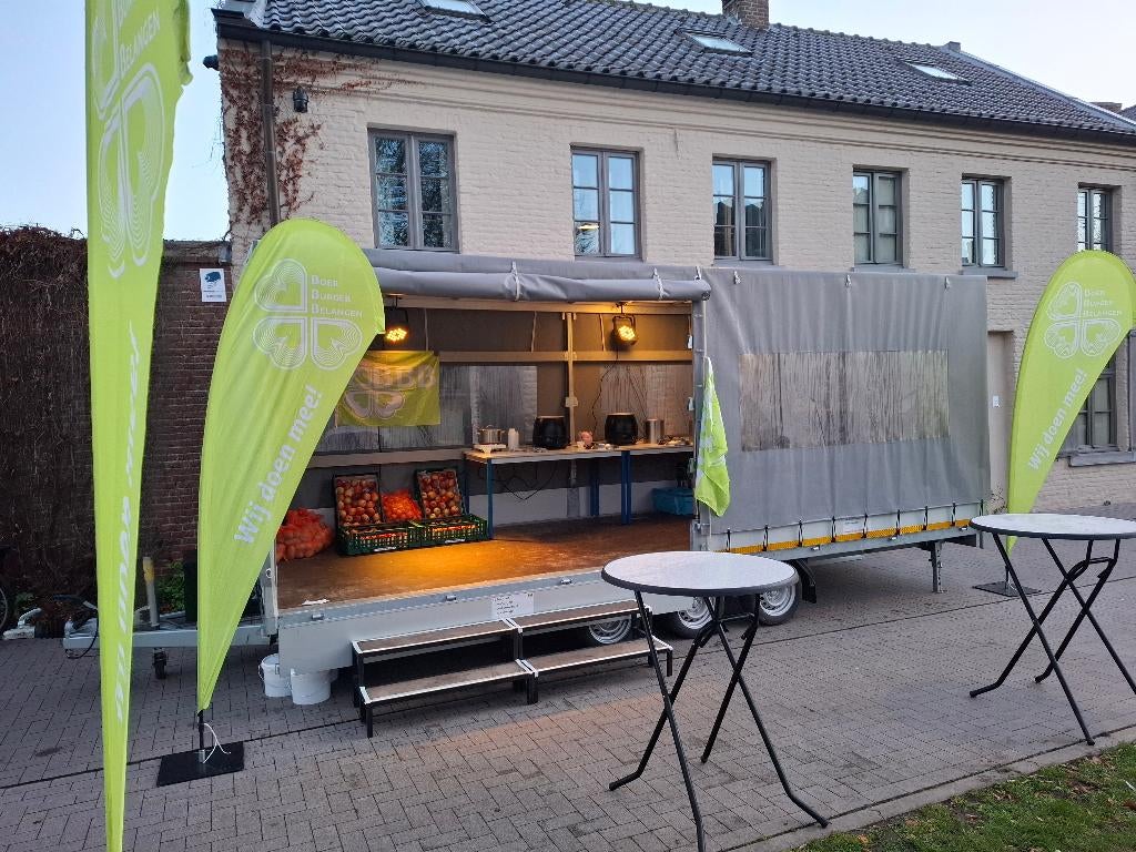 verhuiswagen / podiumwagen / partytent / carnavalswagen, Ophalen, Nieuw